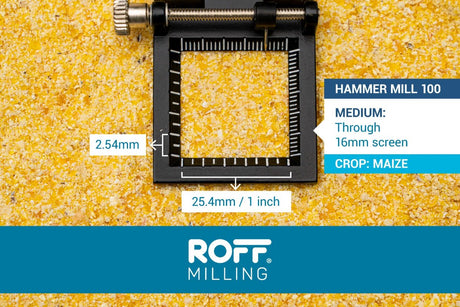 Milled sample on Hammer mill 100 through 16mm screen