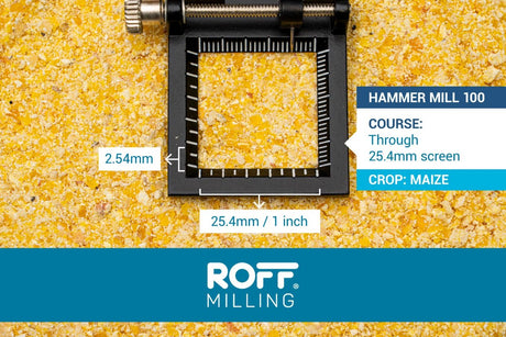 Milled sample on Hammer mill 100 through 25.4mm screen